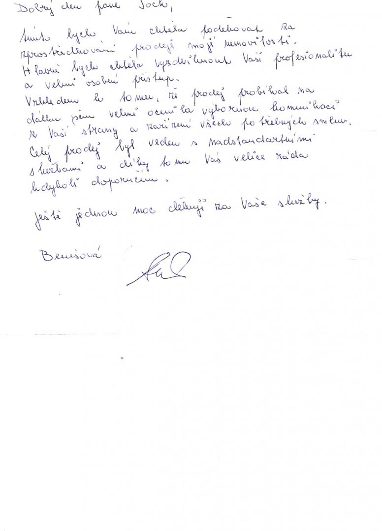Prodej bytu 3+1 Litomyšl - Benešová